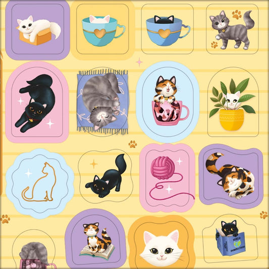 Adesivo Decorado Duplo Purrfect Cats
