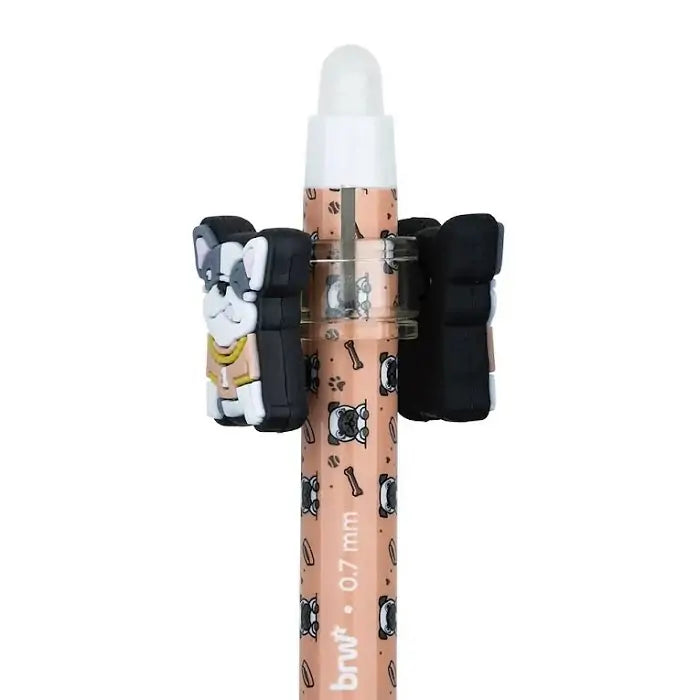 Caneta Esferográfica Retrátil Apagável Pug 0.7mm BRW