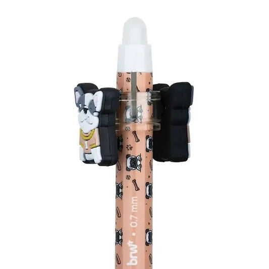 Caneta Esferográfica Retrátil Apagável Pug 0.7mm BRW