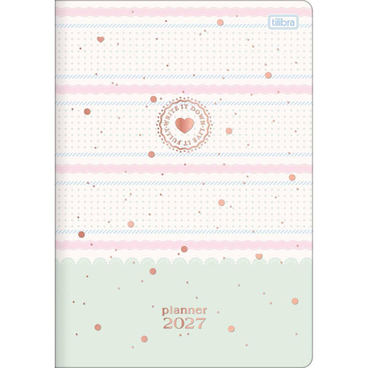 Planner Grampeado Soho 2027 17,8 x 25cm