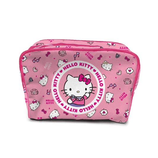 Estojo/Necessaire Rosa Hello Kitty 20x11cm