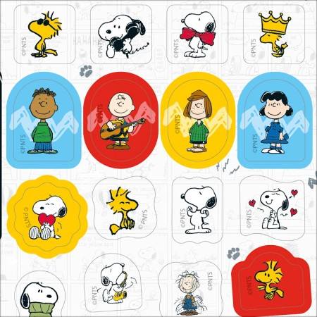 Adesivo Decorado Duplo Grande Snoopy Metalizado Tilibra