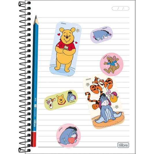 Adesivo Decorado Duplo Ursinho Pooh Tilibra