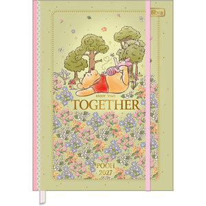 Agenda 2027 Costurada Ursinho Pooh 17,6 x 23,9 cm