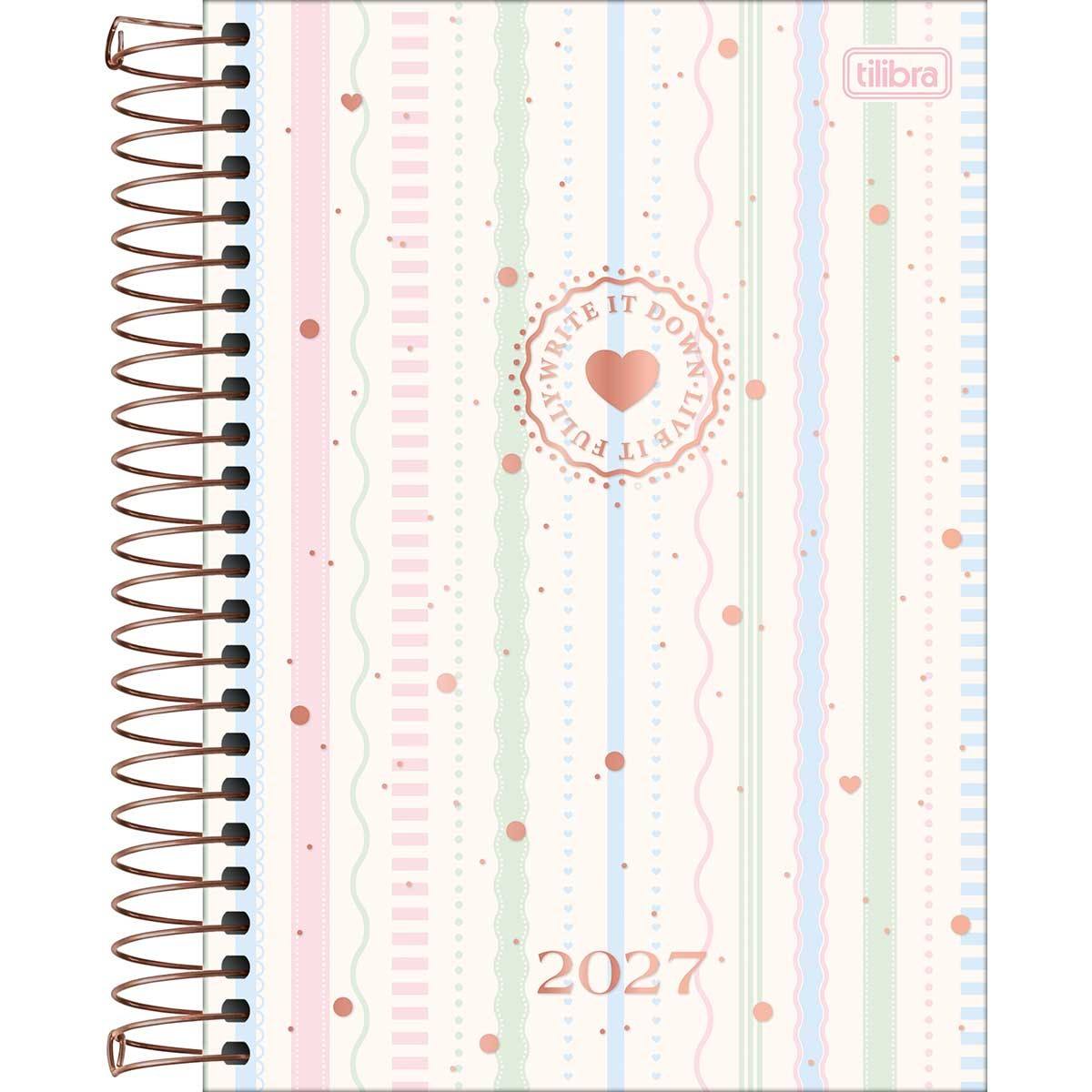 Agenda Espiral 2027 Diária Soho 12,9x18,7cm