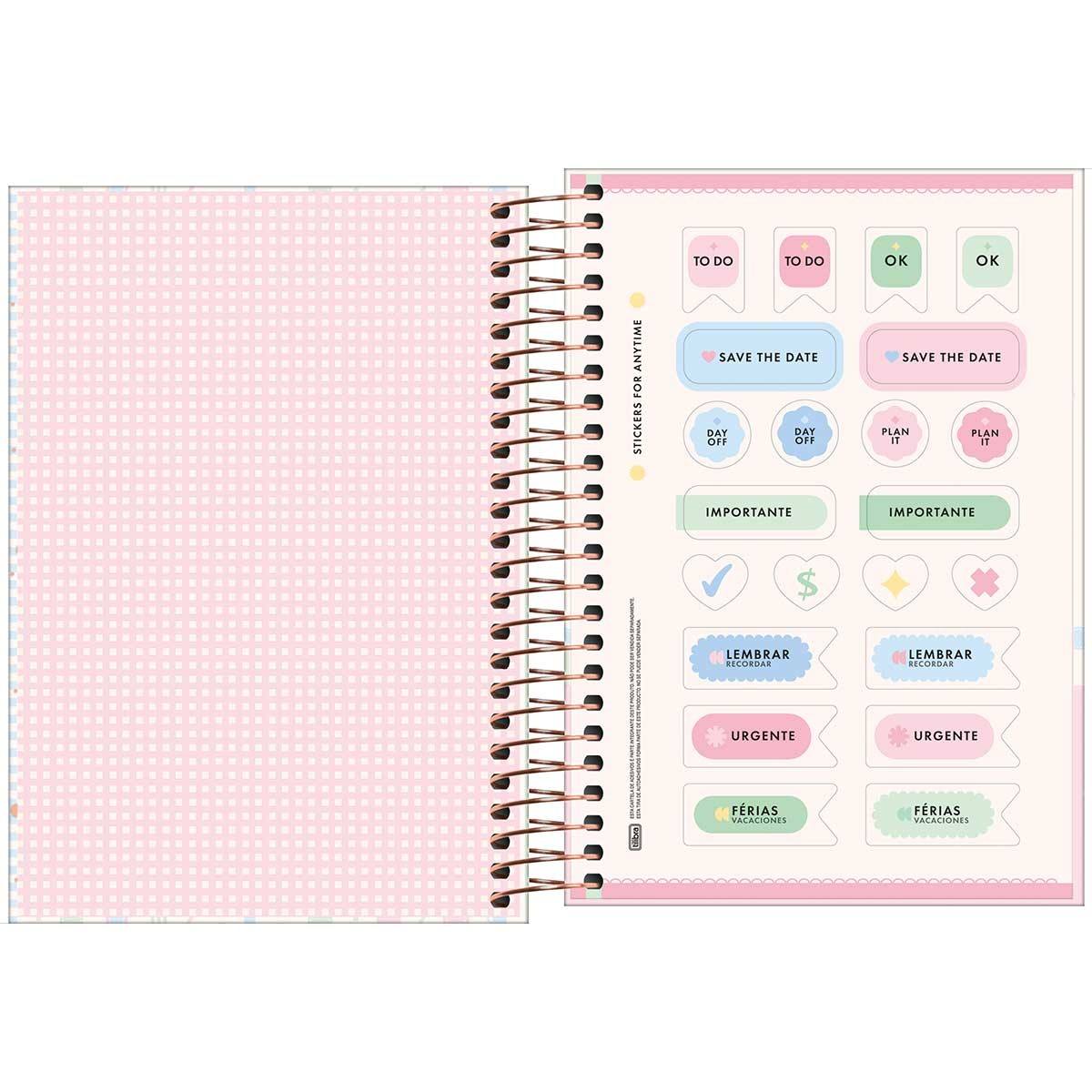Agenda Espiral 2027 Diária Soho 12,9x18,7cm