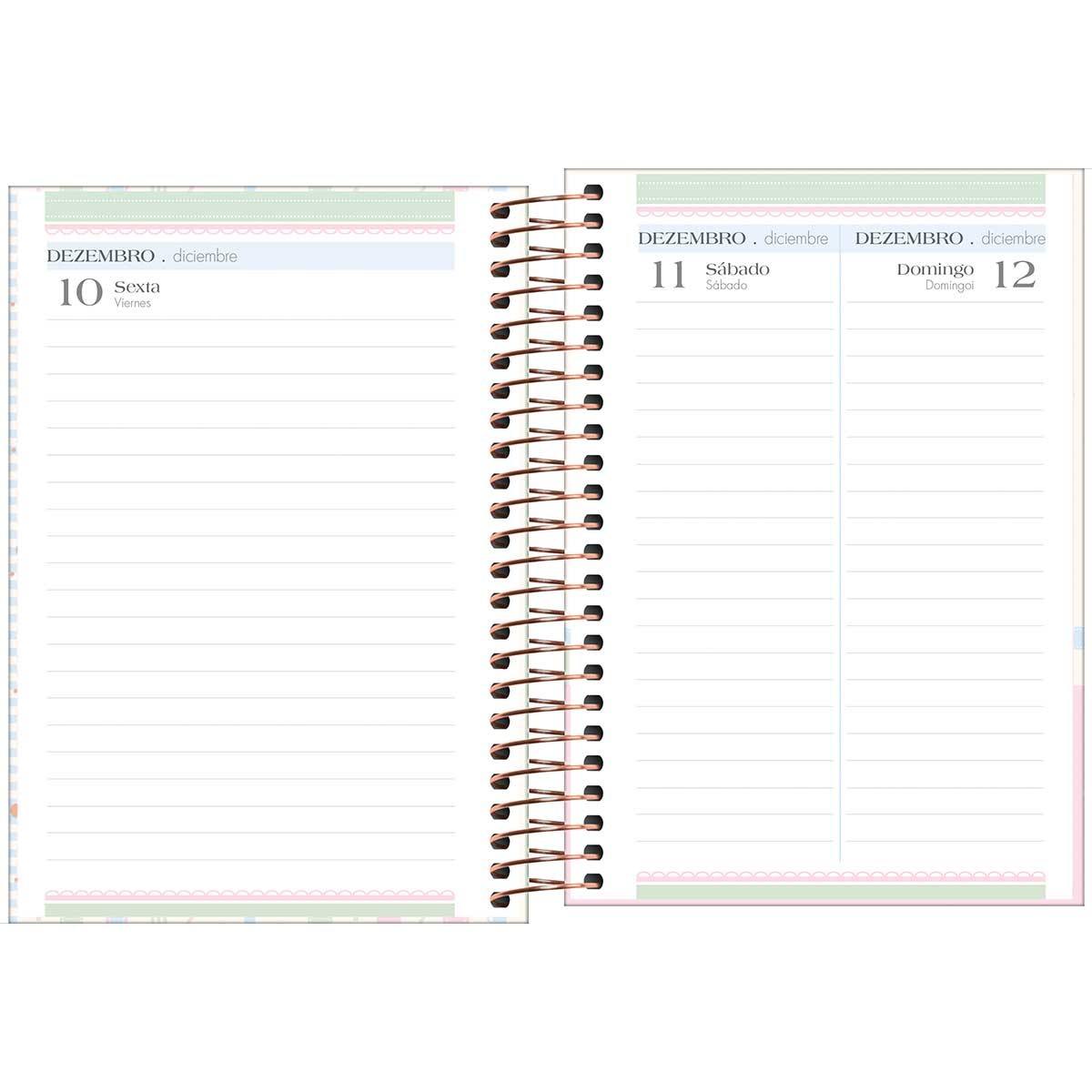 Agenda Espiral 2027 Diária Soho 12,9x18,7cm