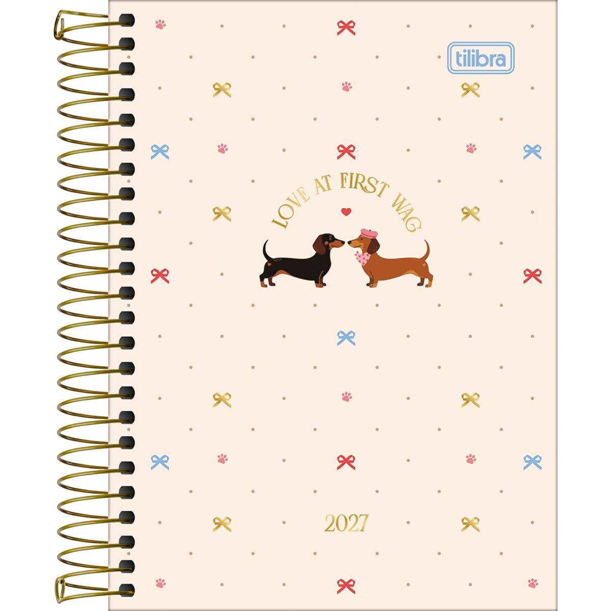 Agenda Espiral Diária Brownie 2027 11x15cm