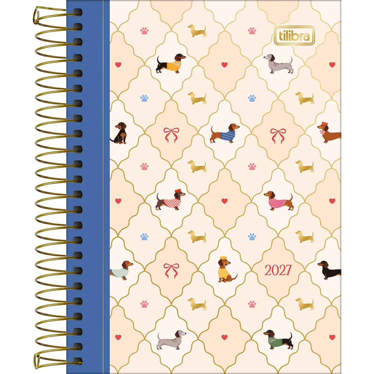 Agenda Espiral Diária Brownie 2027 11x15cm