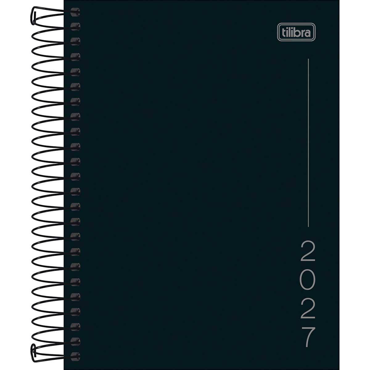 Agenda Espiral Diária Pepper 2027 Tilibra 11x16cm