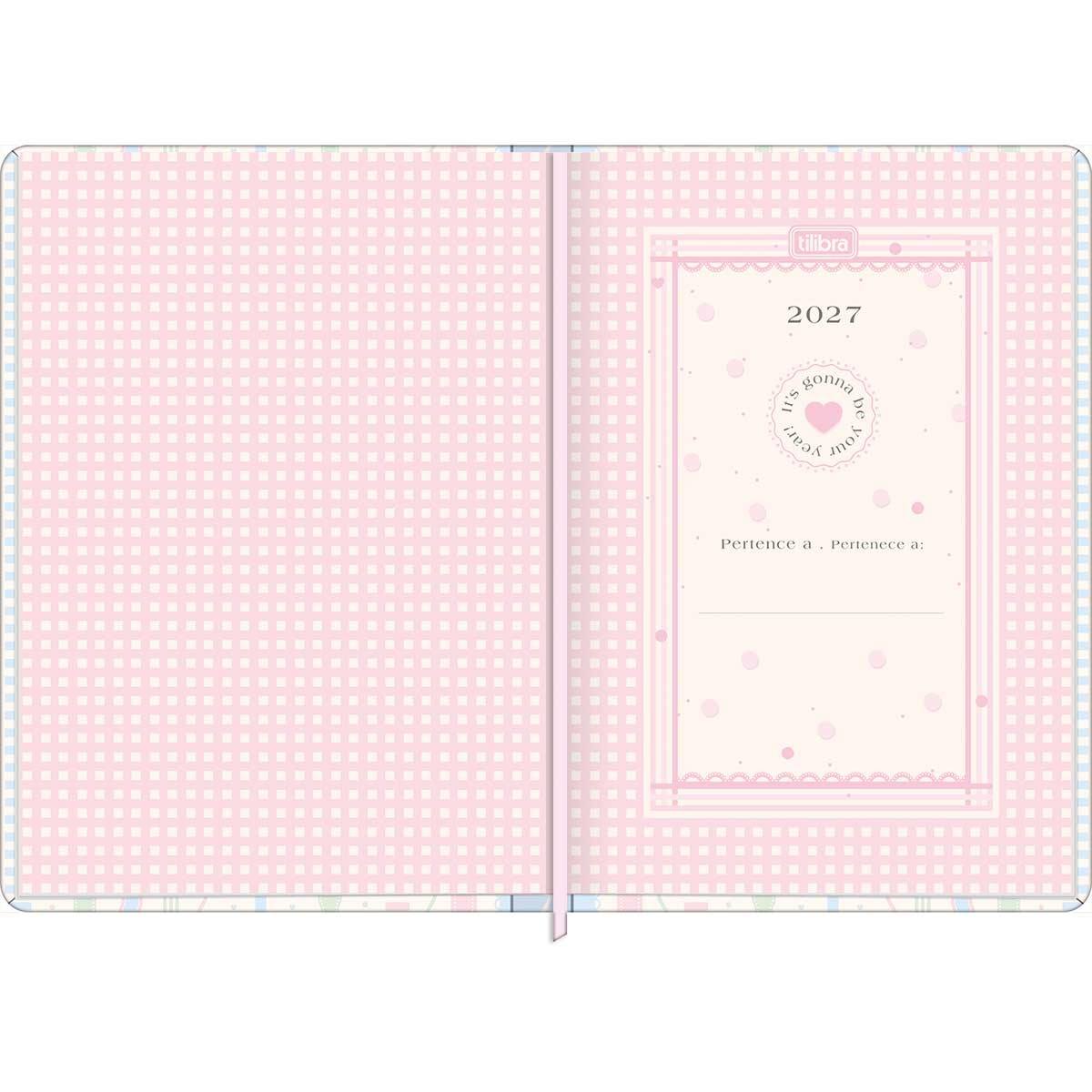 Agenda Planner Costurada Soho 2027 10x14,8cm