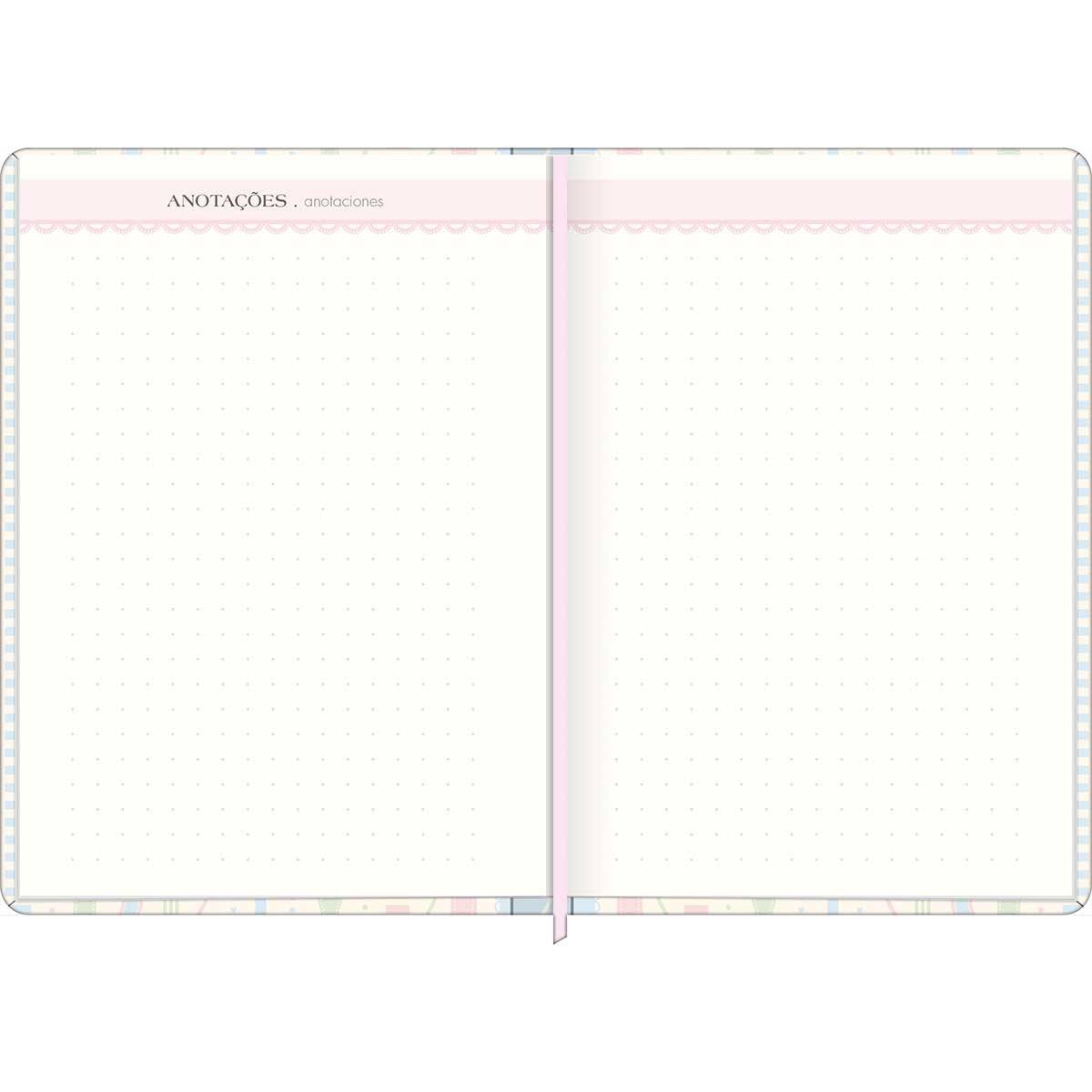 Agenda Planner Costurada Soho 2027 10x14,8cm