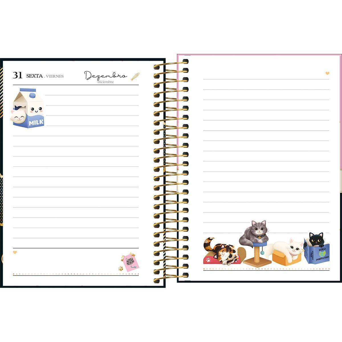 Agenda Espiral 2027 Diária Soho 12,9x18,7cm