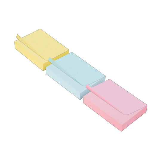 Bloco Adesivo Post-It 38x51mm 3 Cores