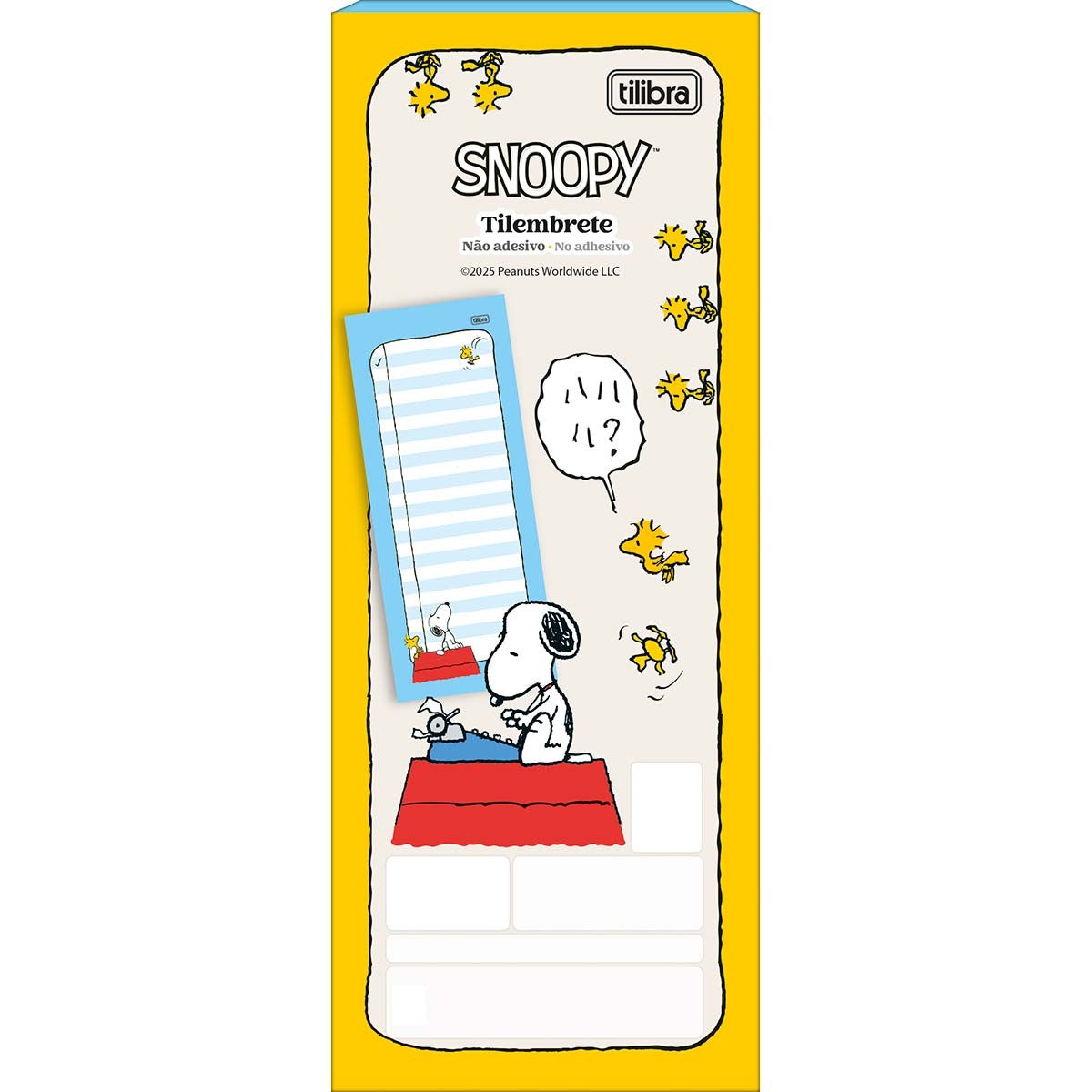 Bloco de Notas Grande Snoopy 50 Folhas