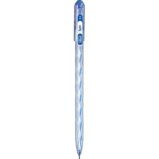 Caneta Esferográfica Spin 0.5mm Azul Tilibra