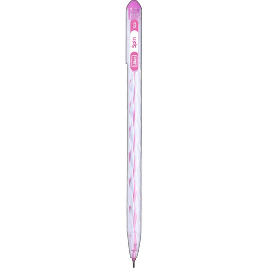Caneta Esferográfica Spin 0.5mm Rosa Tilibra