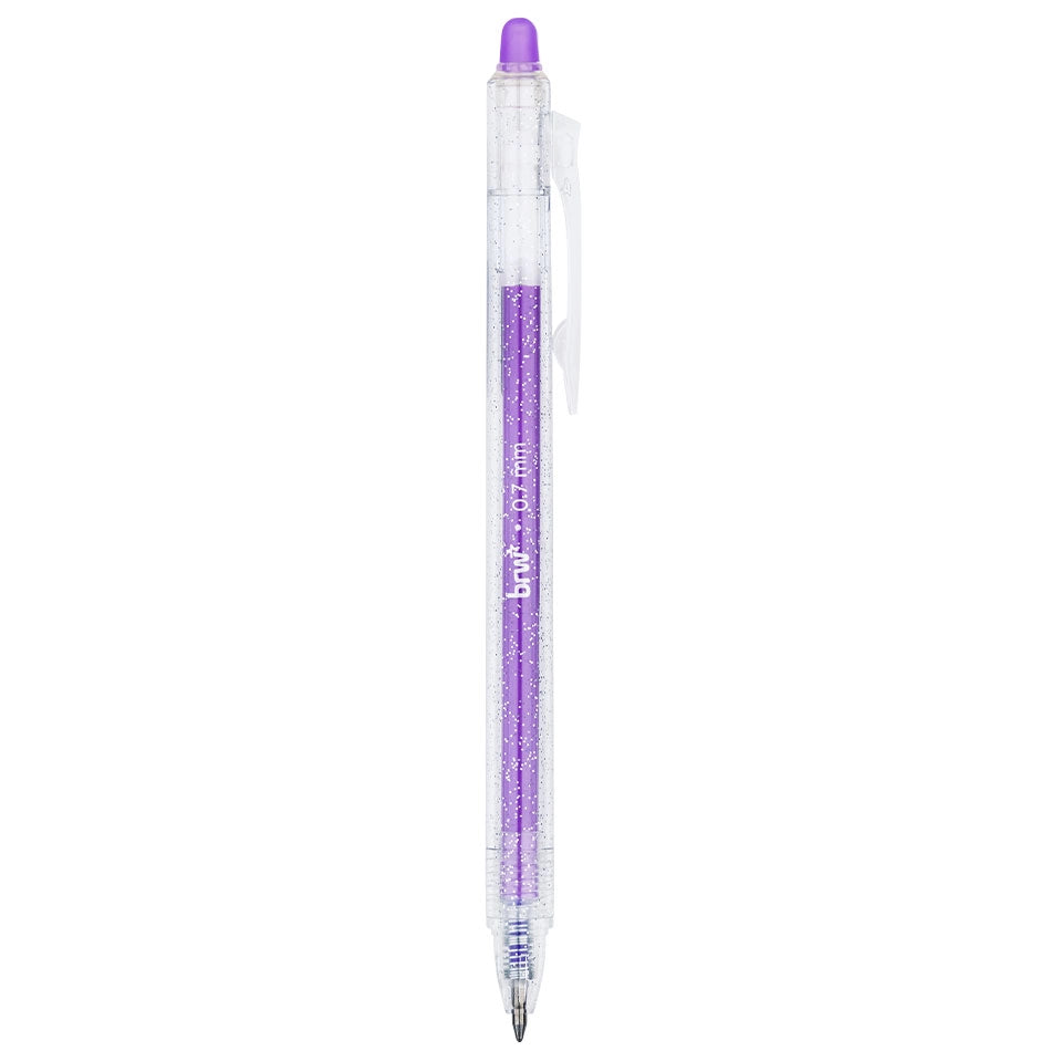 Caneta Gel Apagável Glitter 0.7mm BRW