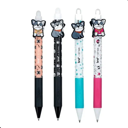 Caneta Esferográfica Retrátil Apagável Pug 0.7mm BRW