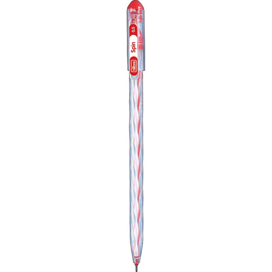 Caneta Esferográfica Spin 0.5mm Vermelha Tilibra