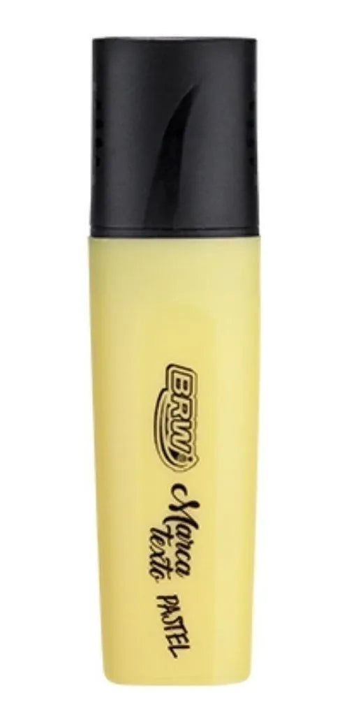 Kit Marca-Texto Pastel 6 cores BRW