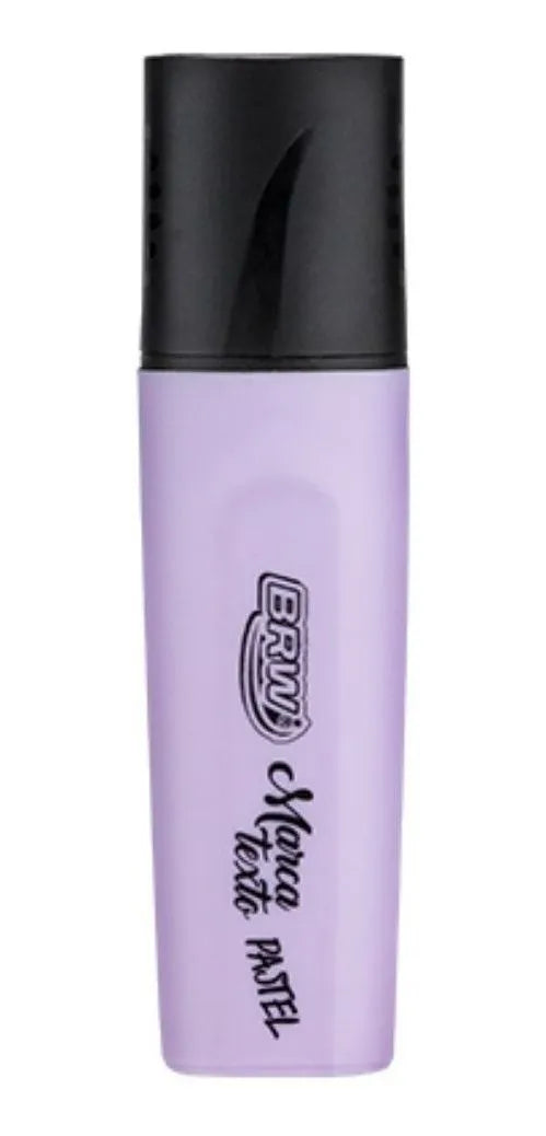 Kit Marca-Texto Pastel 6 cores BRW