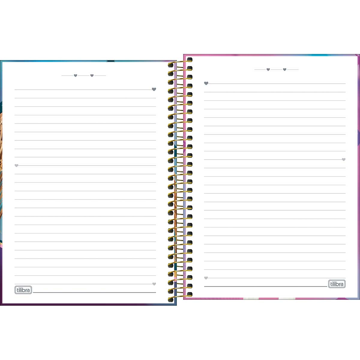 Caderno Ana Castela Capa Dura 1/4 14x20cm 80 Folhas