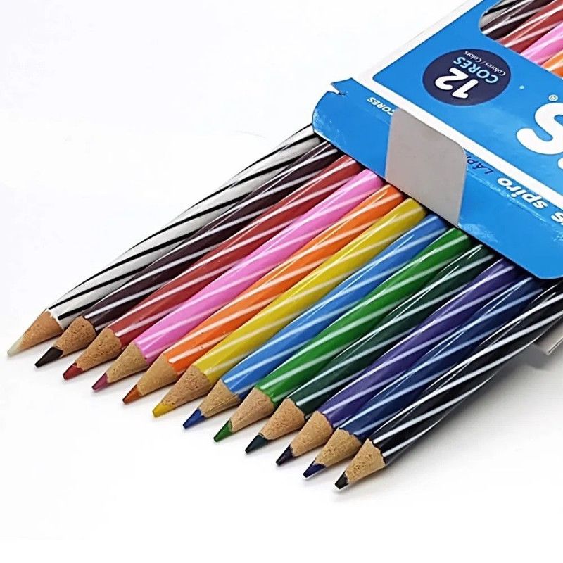 Lápis de Cor Spiro 12 cores CiS