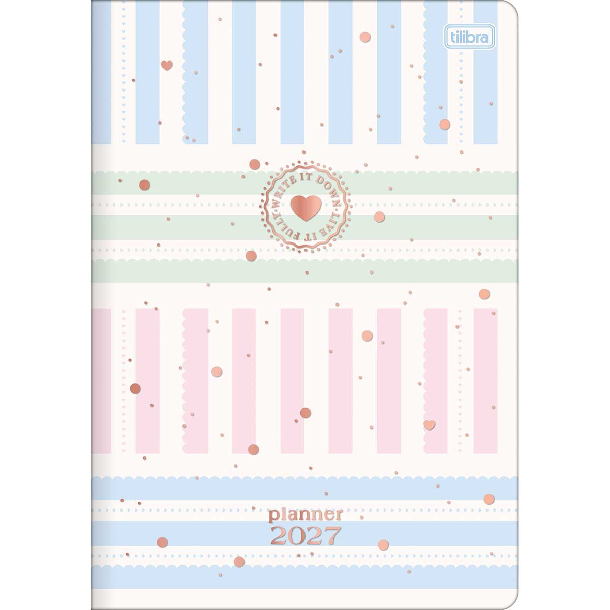 Planner Grampeado Soho 2027 17,8 x 25cm