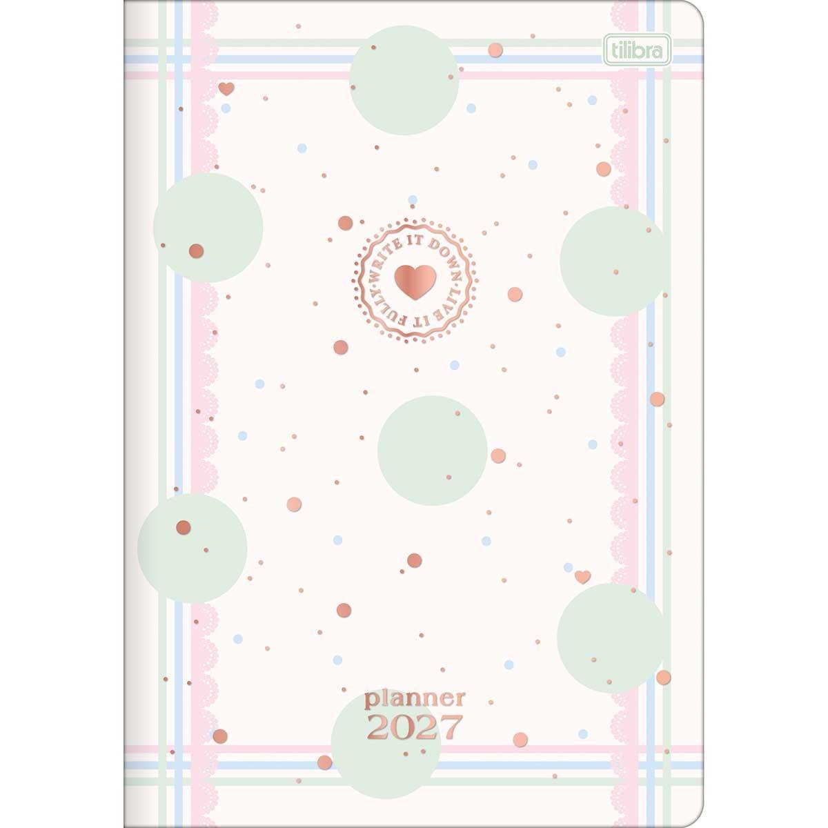 Planner Grampeado Soho 2027 17,8 x 25cm