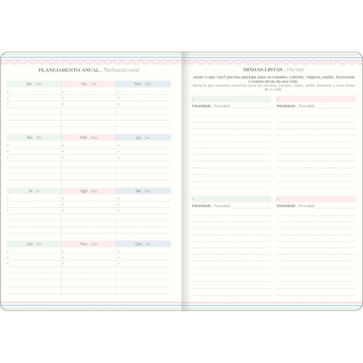 Planner Grampeado Soho 2027 17,8 x 25cm
