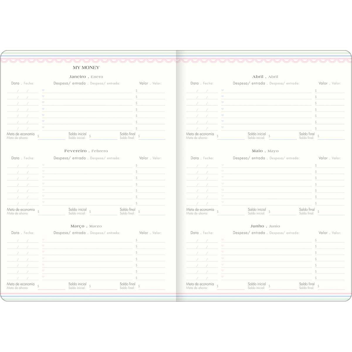 Planner Grampeado Soho 2027 17,8 x 25cm