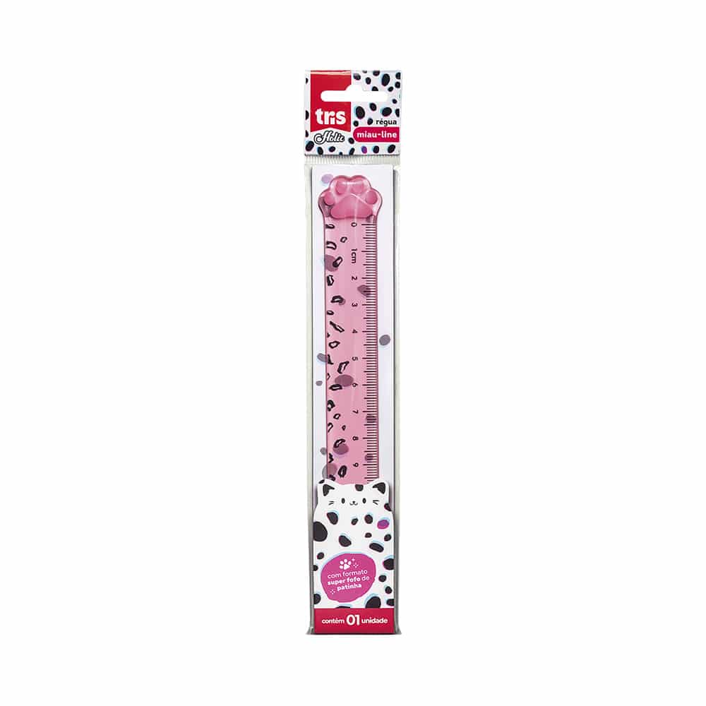 Régua Holic Pets 15cm Tris