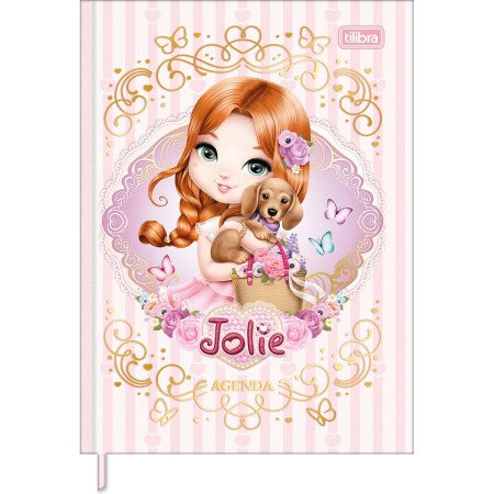Agenda Costurada Permanente Jolie 2 Dias 12x16cm